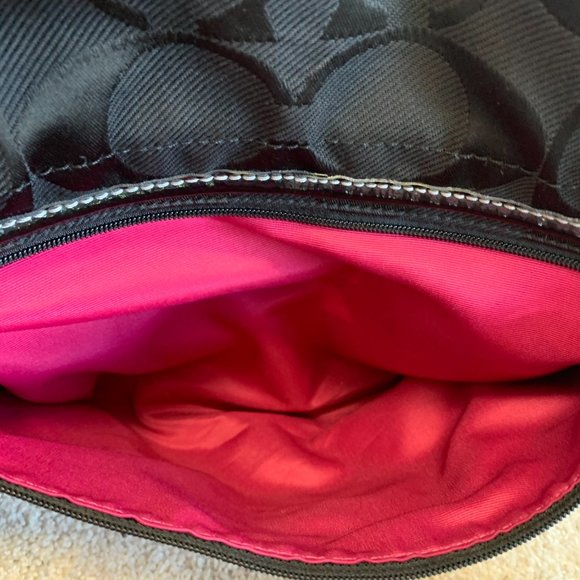 Coach Monogram Black Messenger Bag - Picture 7 of 11